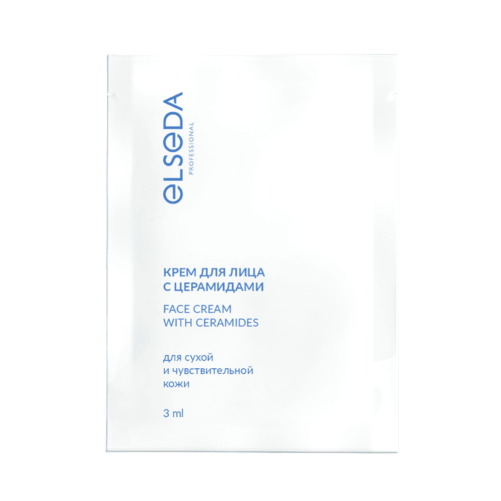 САШЕ Крем для лица с церамидами для сухой и чувствительной кожи 3 мл.