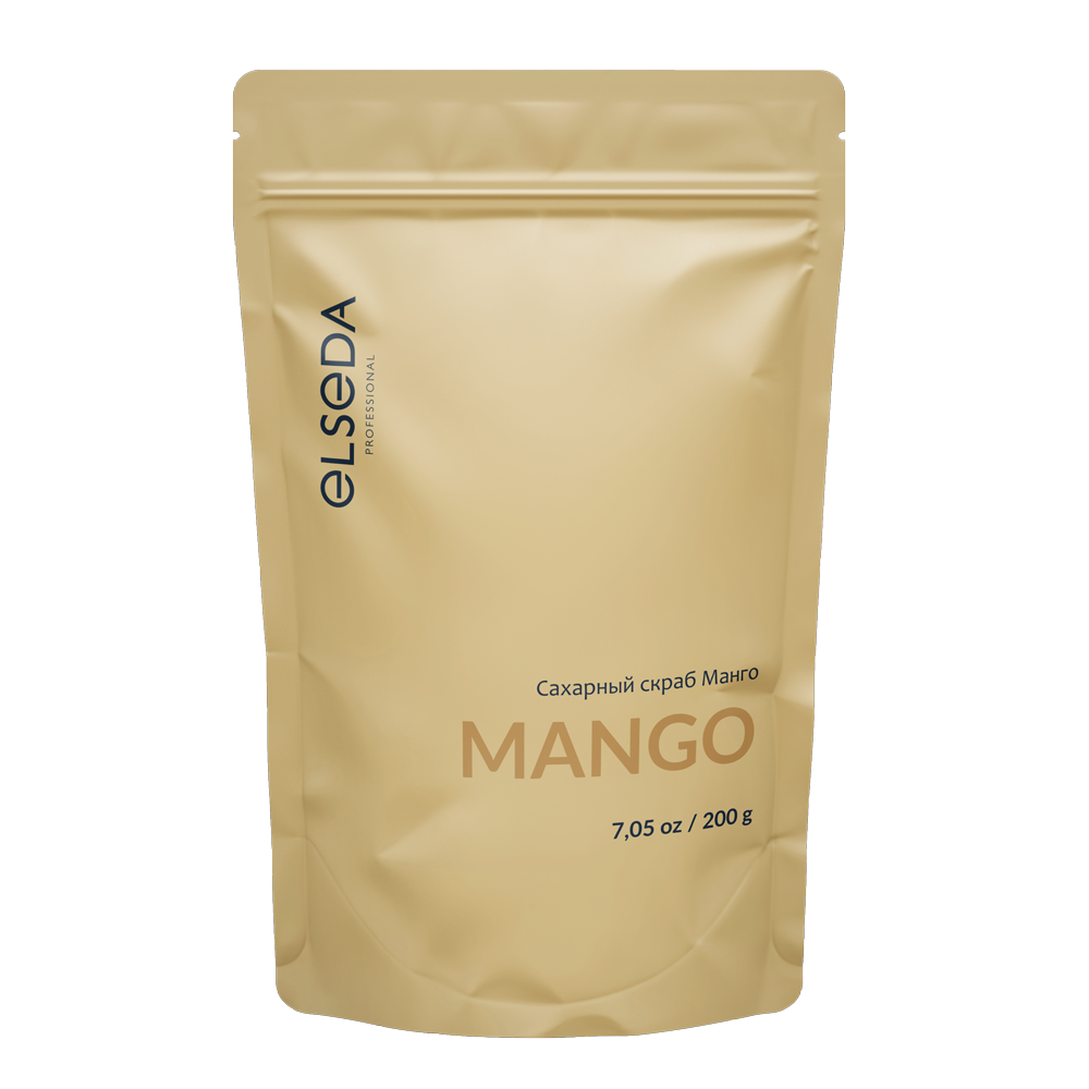 Сахарный скраб манго 200 г. Дой-пак